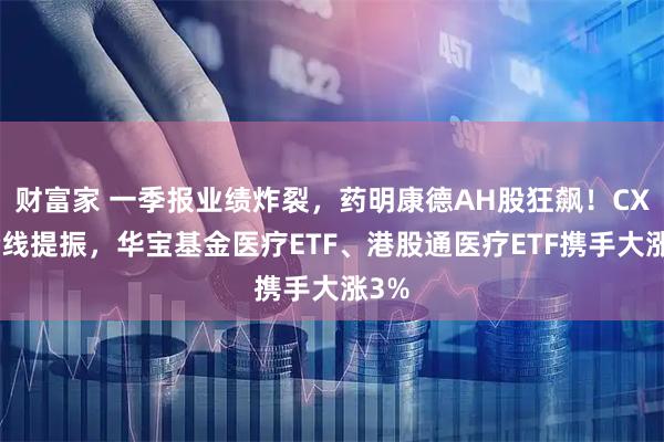 财富家 一季报业绩炸裂，药明康德AH股狂飙！CXO全线提振，华宝基金医疗ETF、港股通医疗ETF携手大涨3%